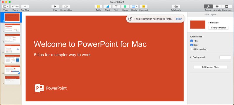 microsoft powerpoint for mac recover an older dog